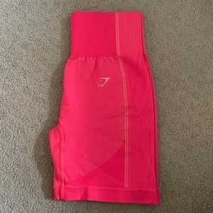 Gymshark Pink Bike Shorts Size M